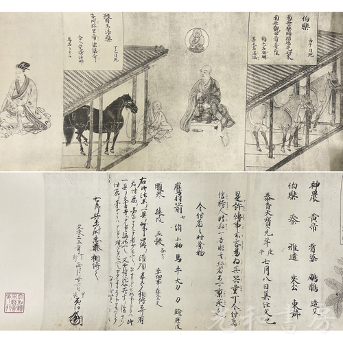  河杉家蔵 馬醫繪巻